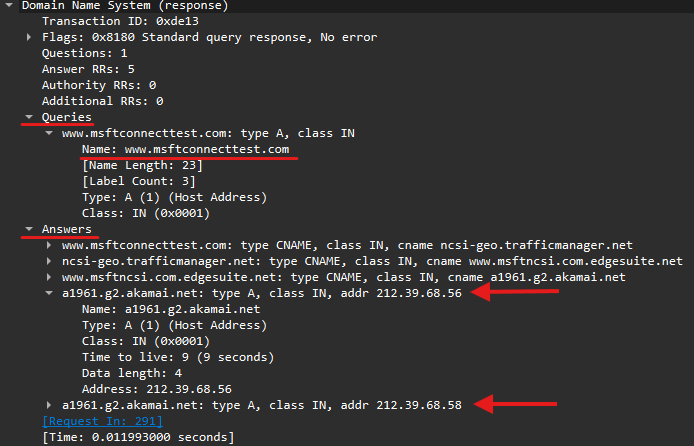 DNS-Server-Response-Details