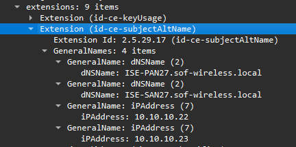 SubjectAltName